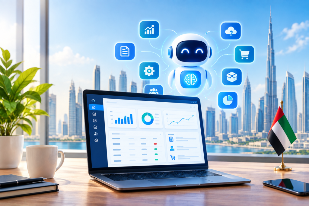 AI in ERPNext for UAE Businesses: How It Works and What Should Know